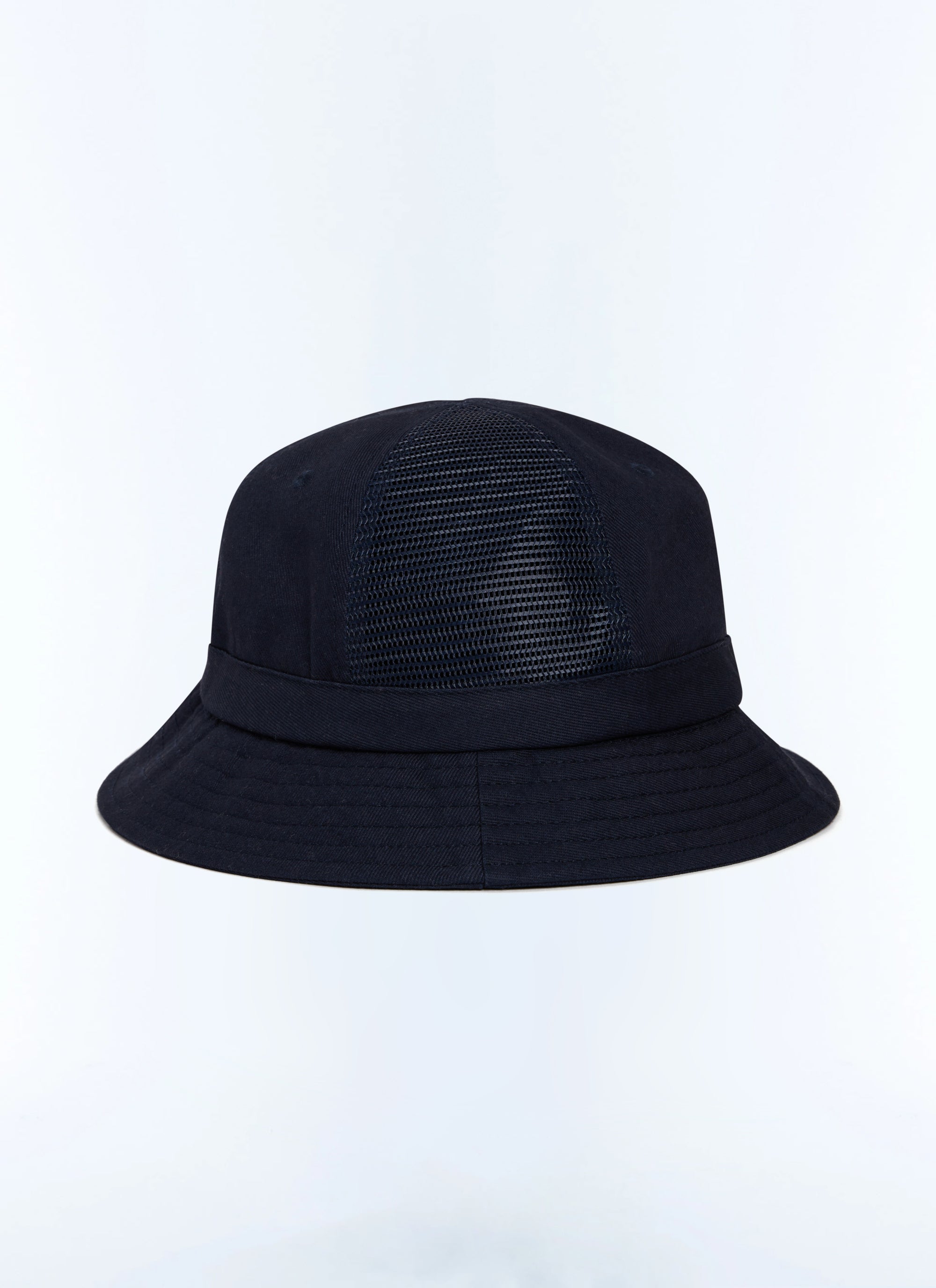 Bob à logo en coton - Bleu Marine