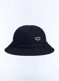 Bob à logo en coton - Bleu Marine