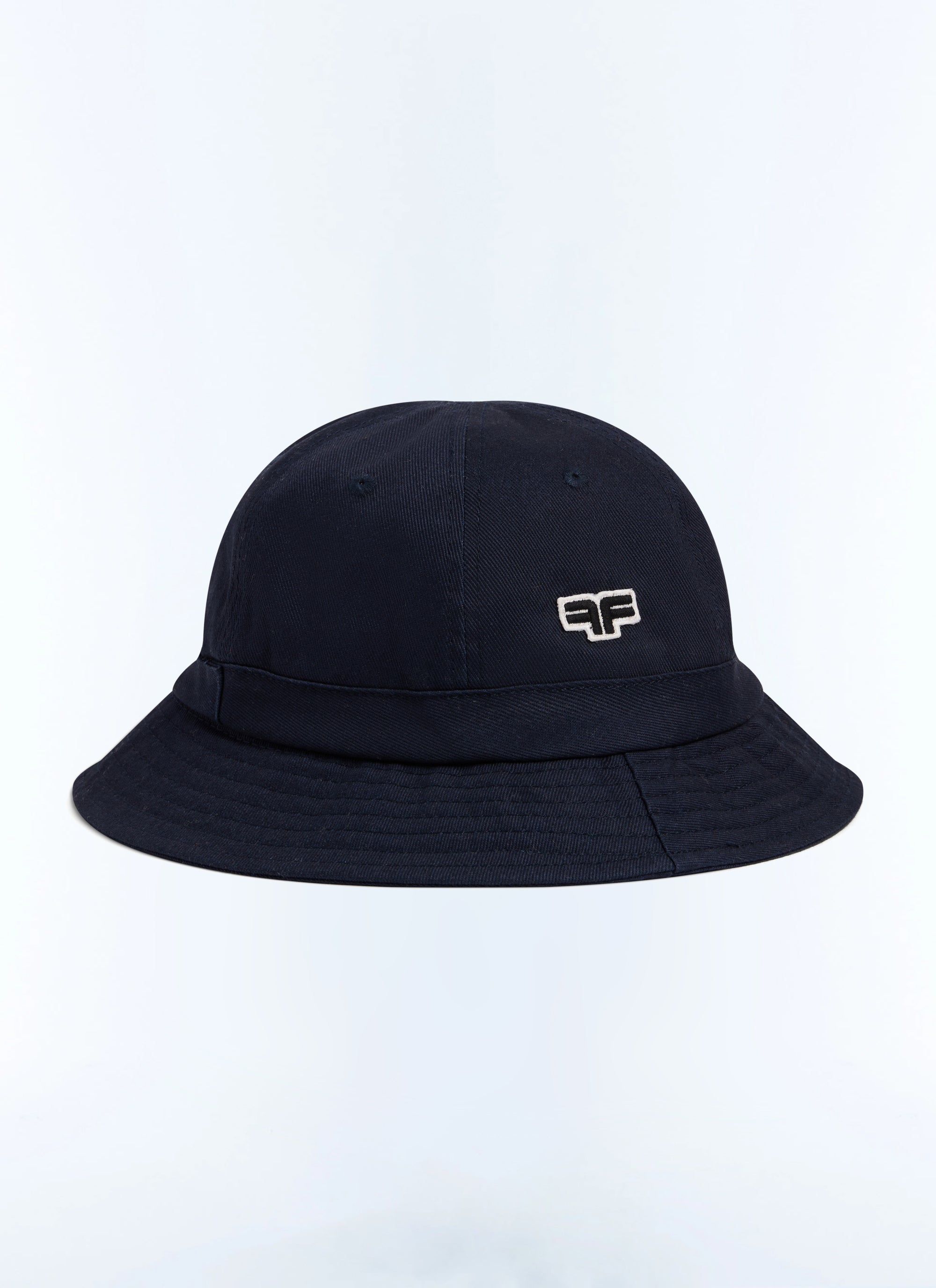 Bob à logo en coton - Bleu Marine