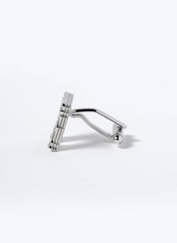 Argent Bouton Manchettes - Argent