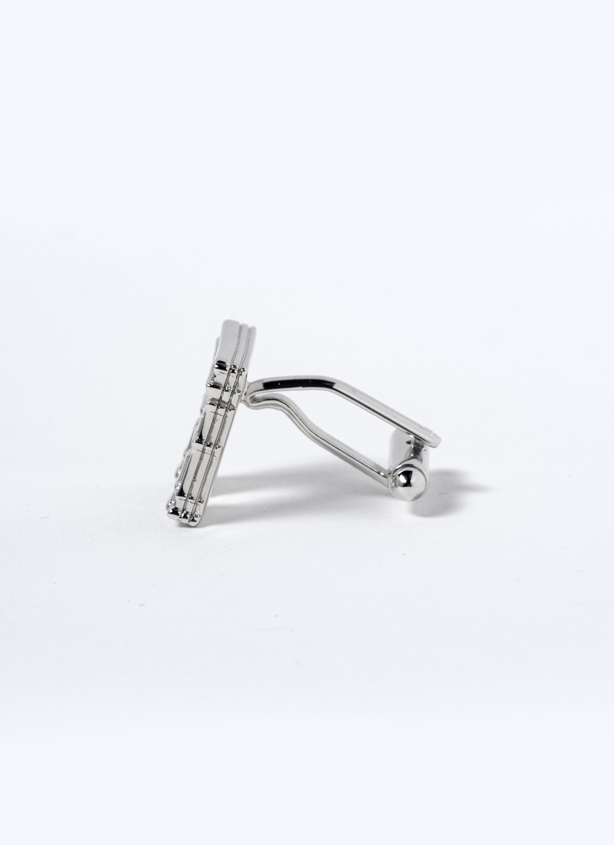 Argent Bouton Manchettes - Argent