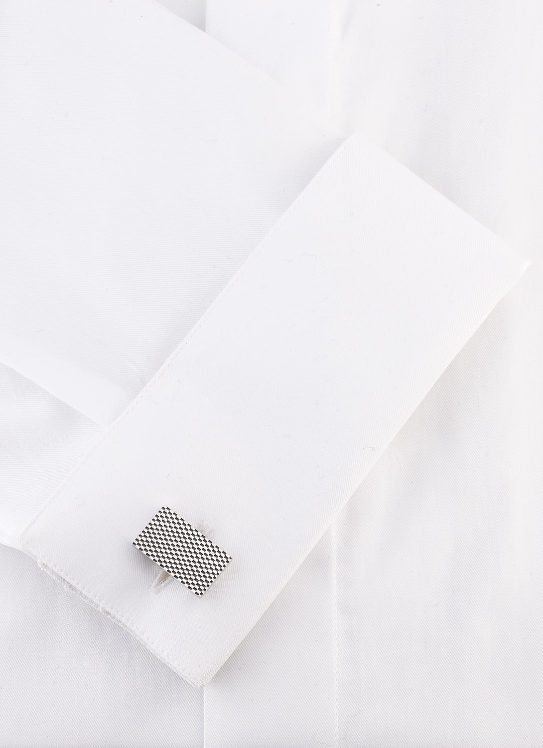 Boutons de manchettes rectangulaires - Argent