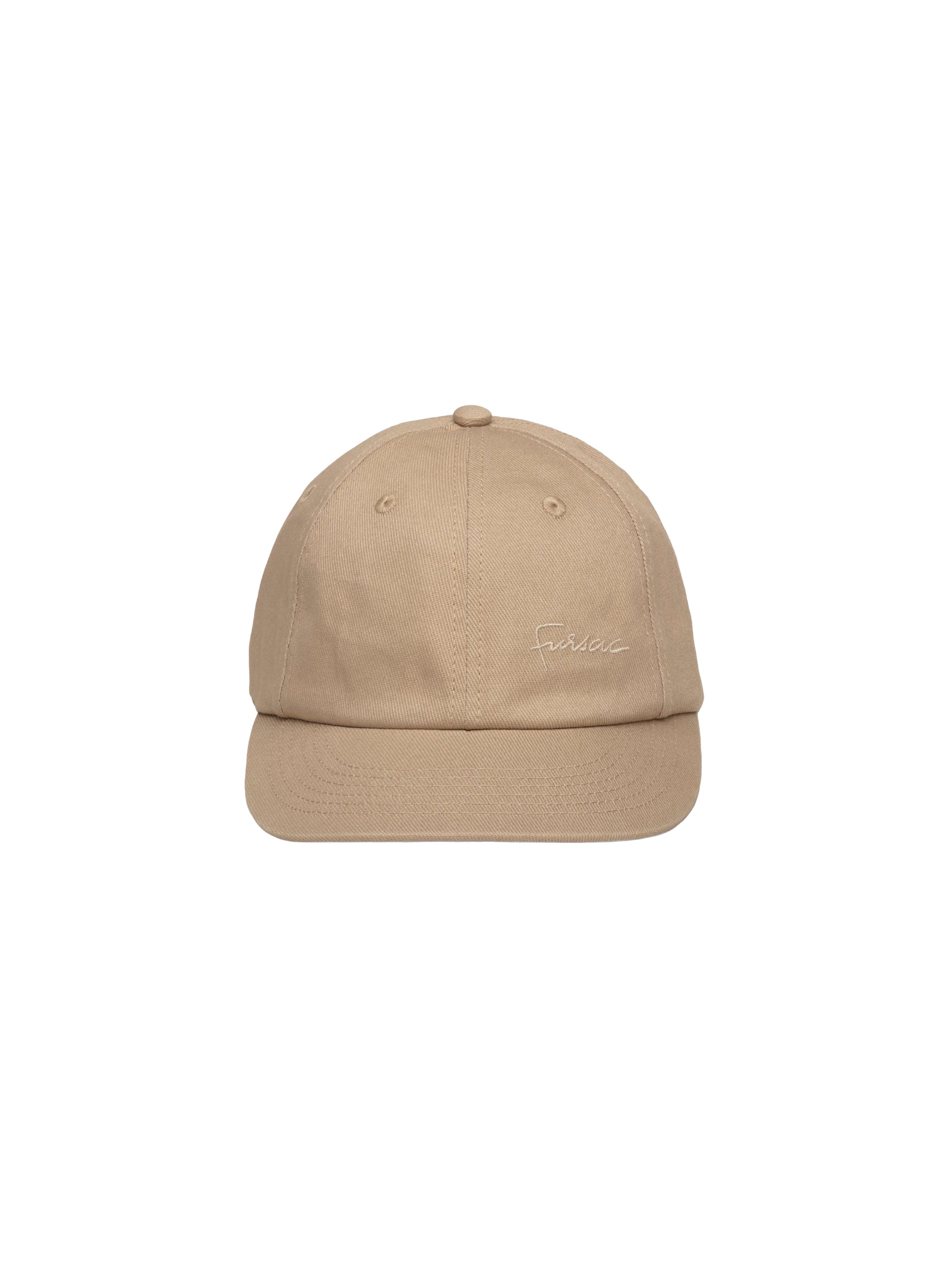 Casquette à logo en coton - Beige