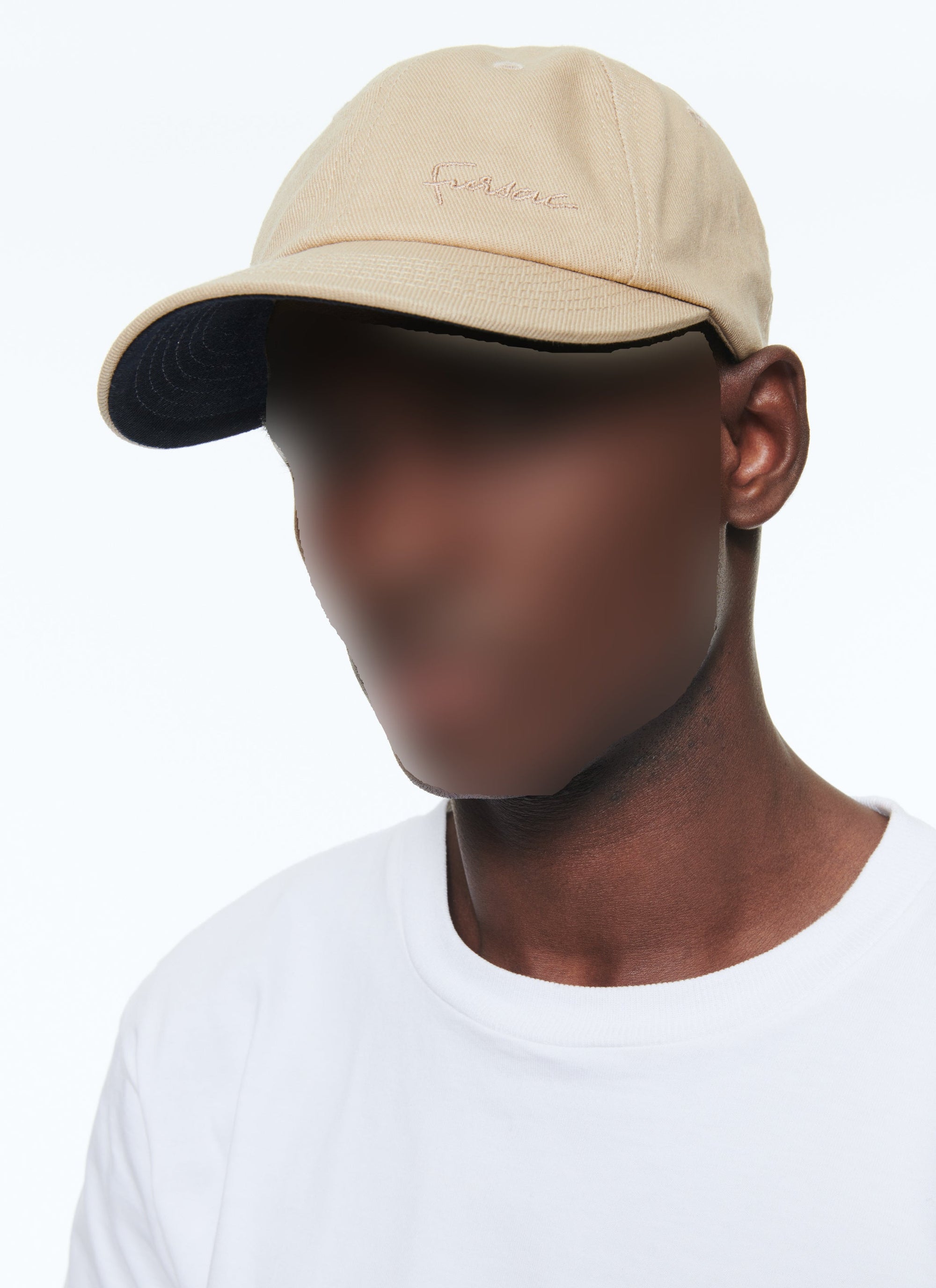 Casquette à logo en coton - Beige