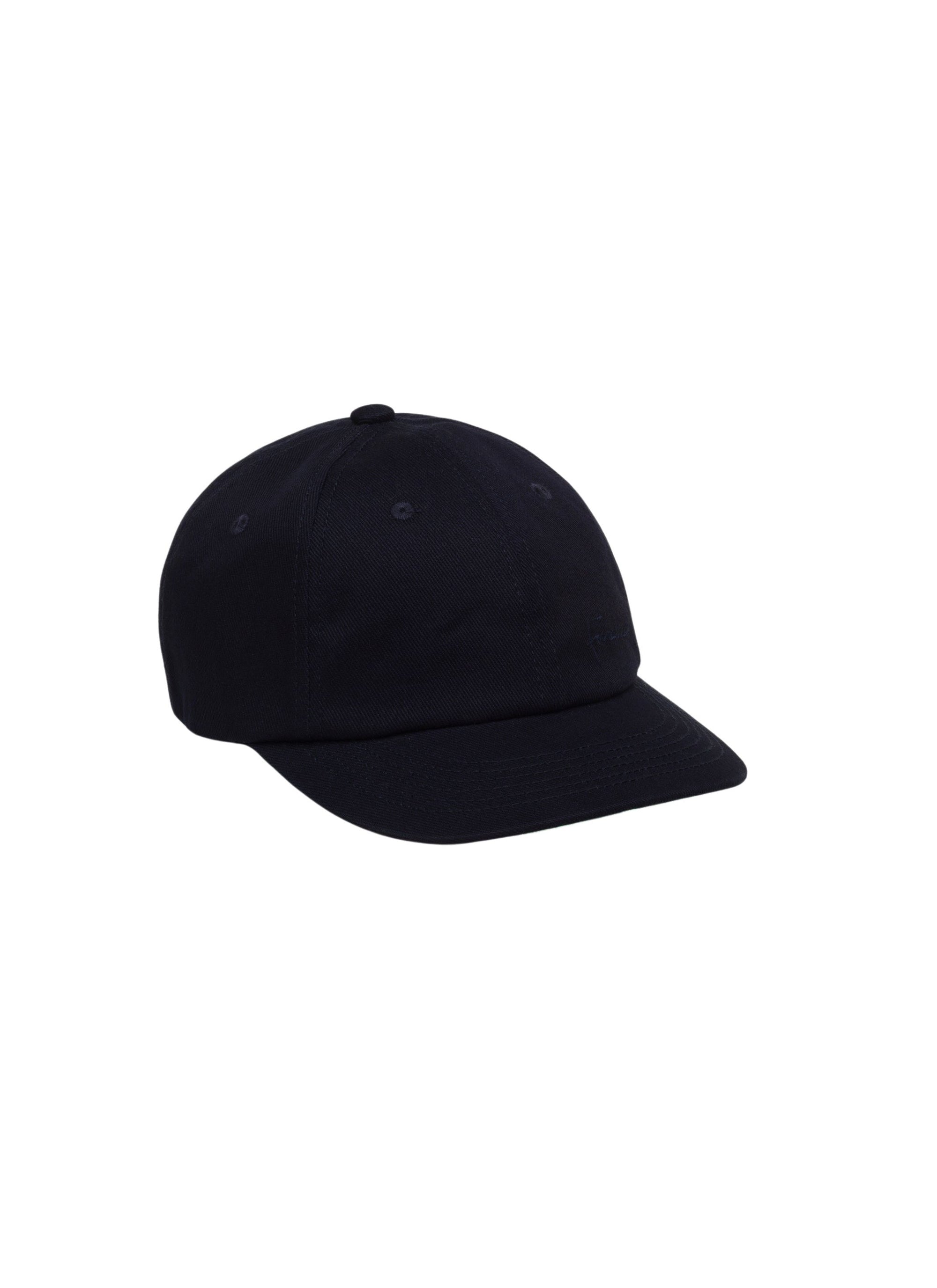 Cotton twill cap - Navy blue