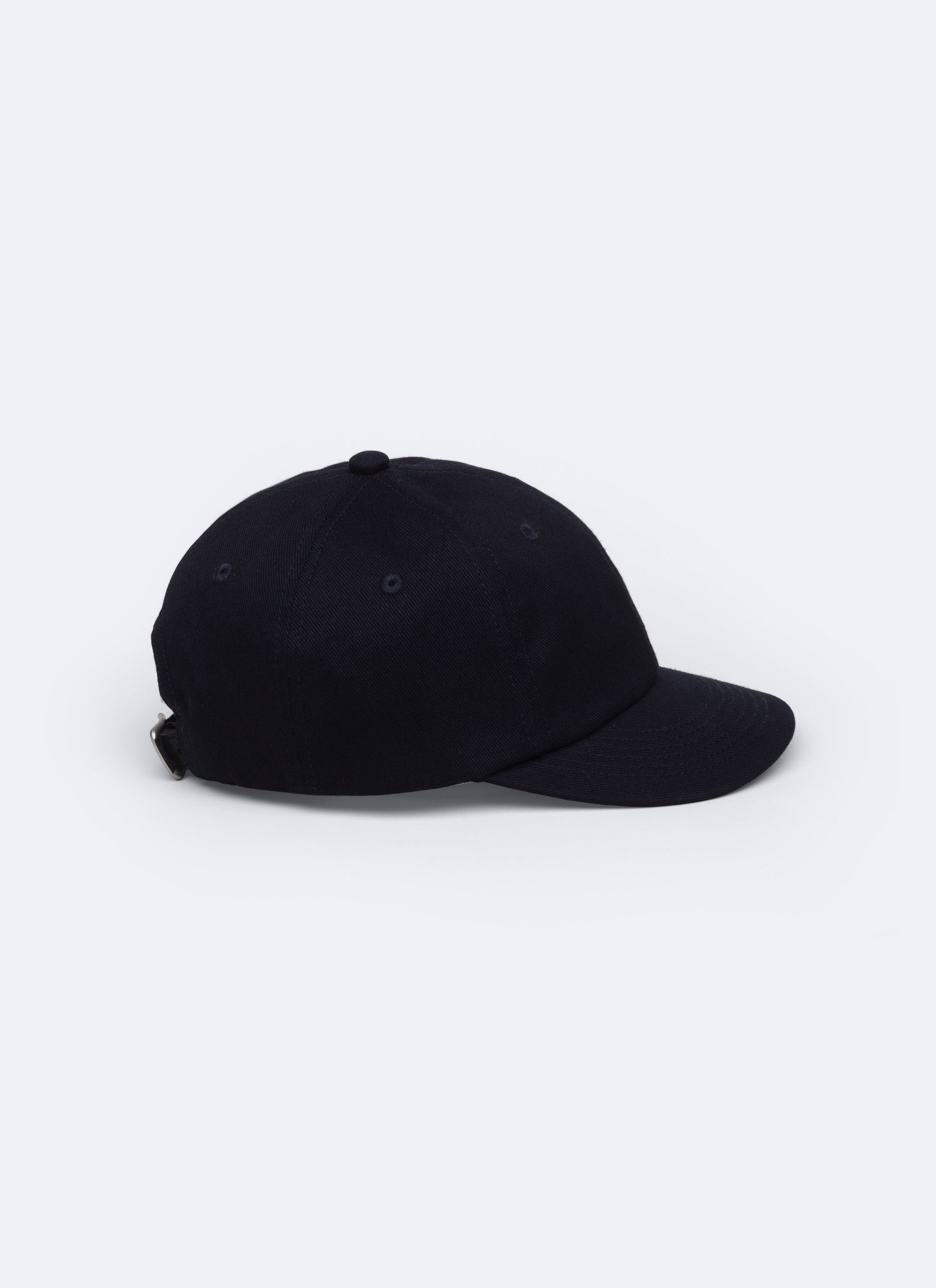 Cotton twill cap - Navy blue