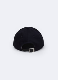 Cotton twill cap - Navy blue