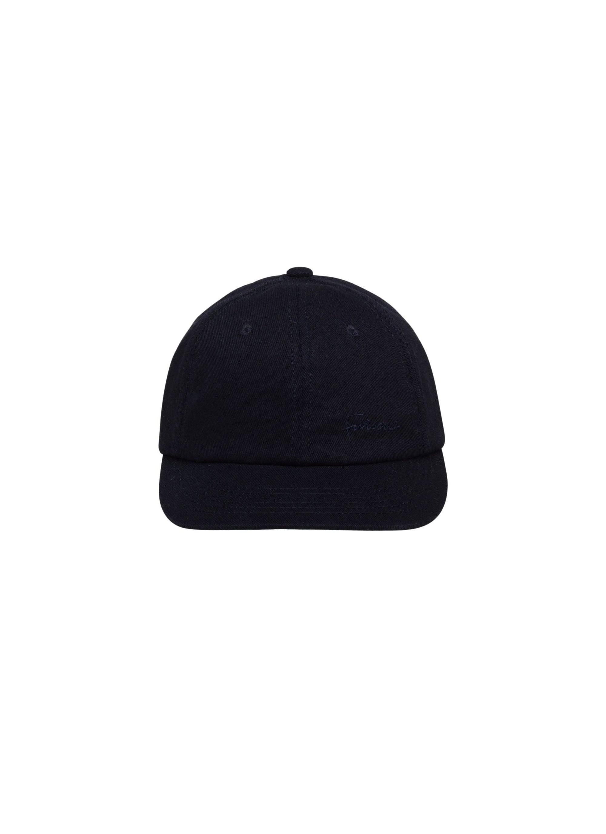 Cotton twill cap - Navy blue