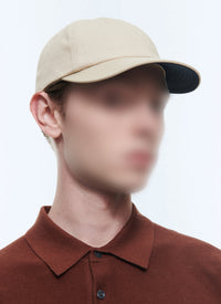 Cotton logo cap - Beige