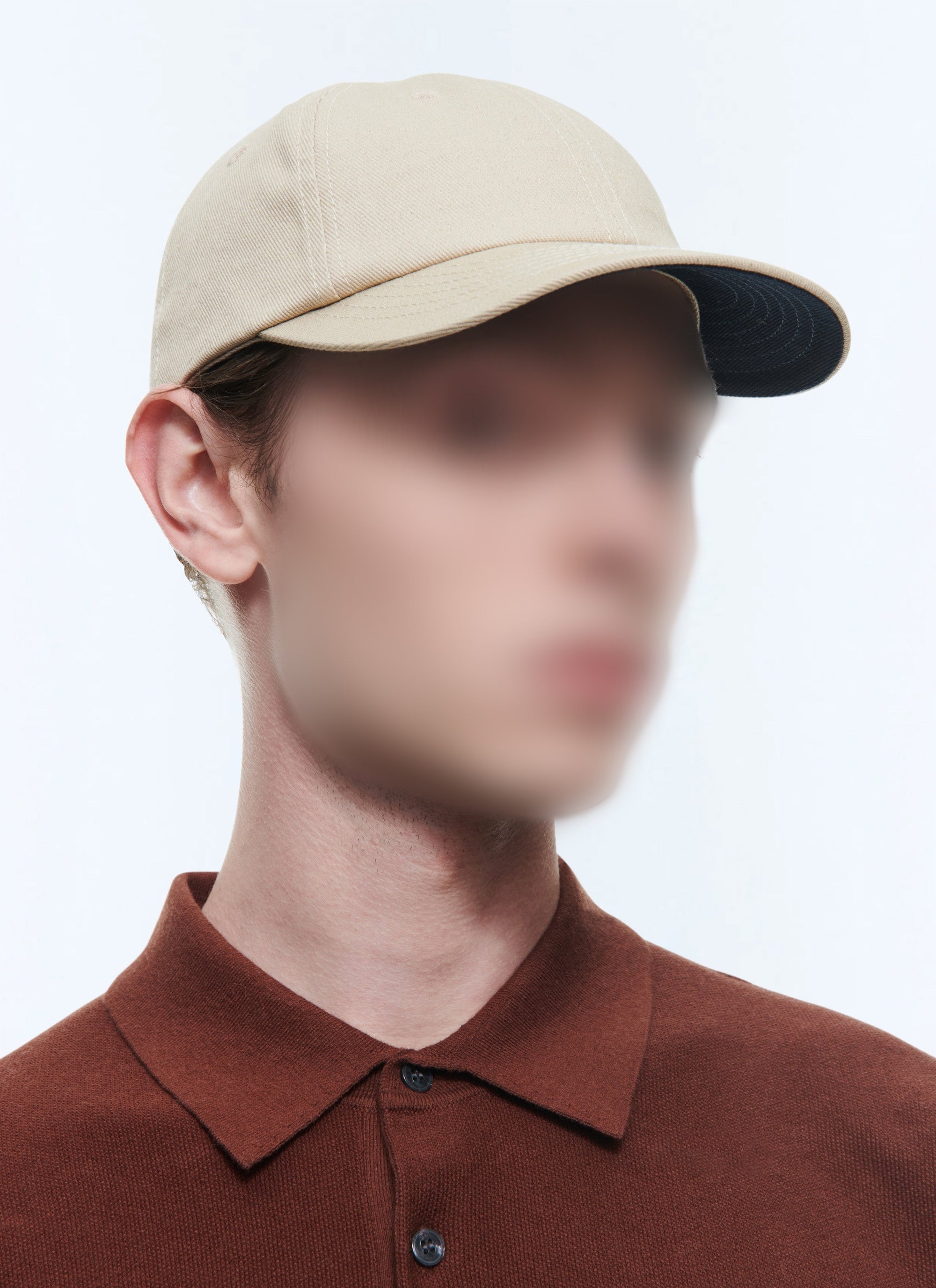 Cotton logo cap - Beige