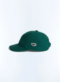 Cotton logo cap - Green