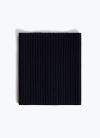 Gants et écharpe en laine - Marine