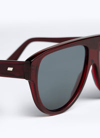 Rounded sunglasses - Bordeaux