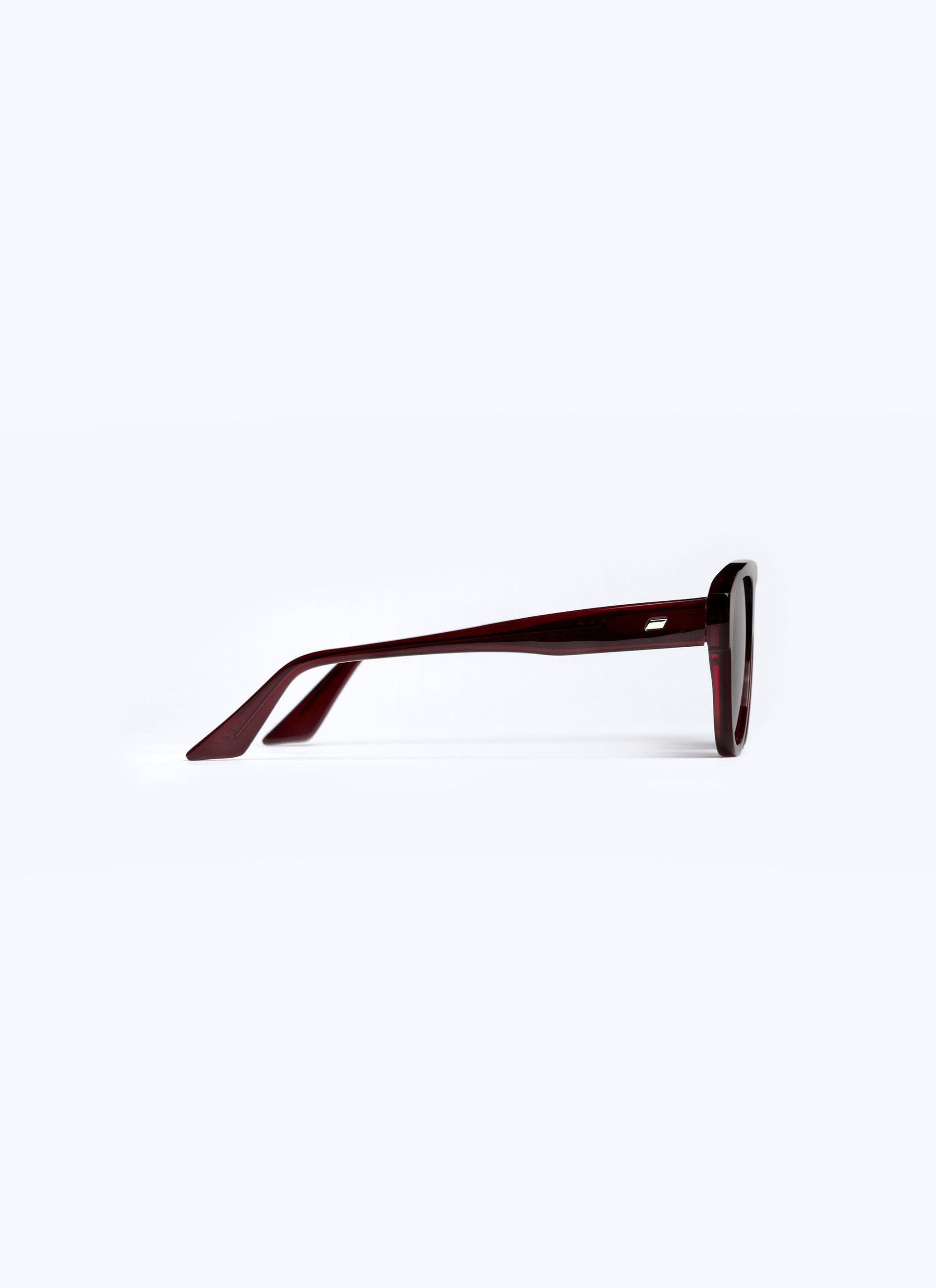 Rounded sunglasses - Bordeaux