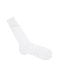 Chaussettes en coton égyptien - Blanc