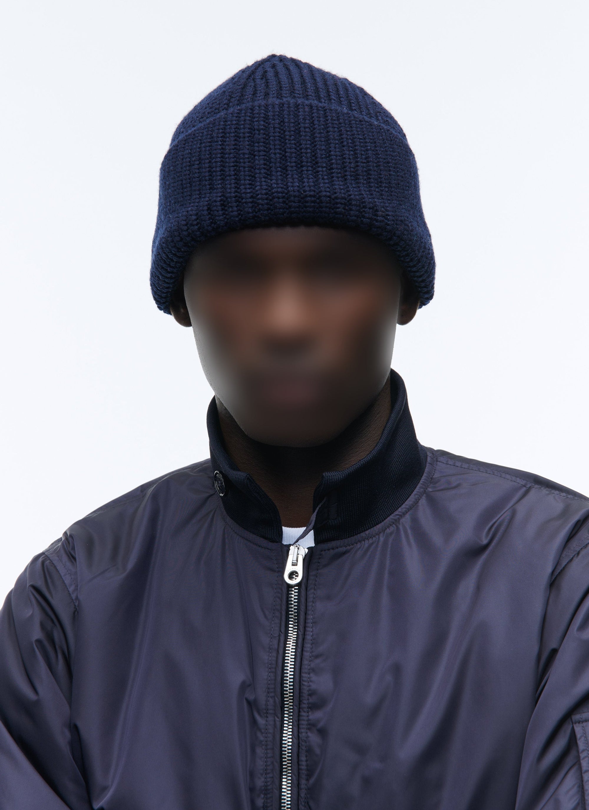 Bonnet tricoté en laine - Citrouille