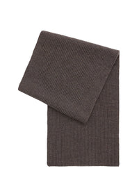 Wool knitted scarf - Taupe