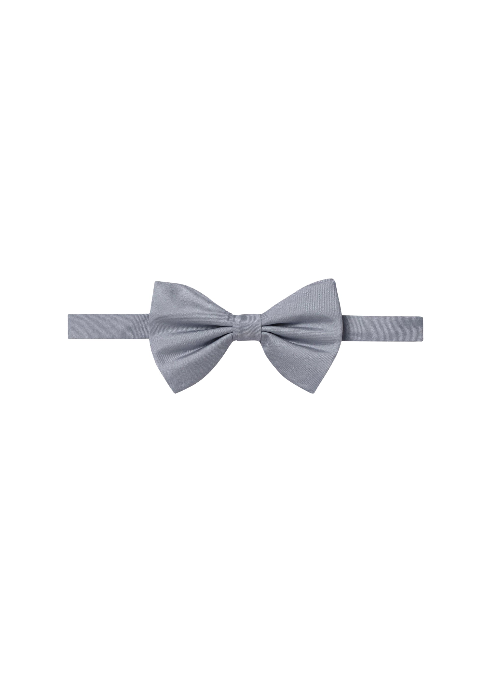 Nœud papillon en soie - Gris perle