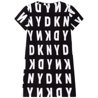 Robe ajourée en résille - Noir Blanc