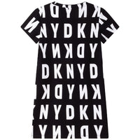 Robe ajourée en résille - Noir Blanc