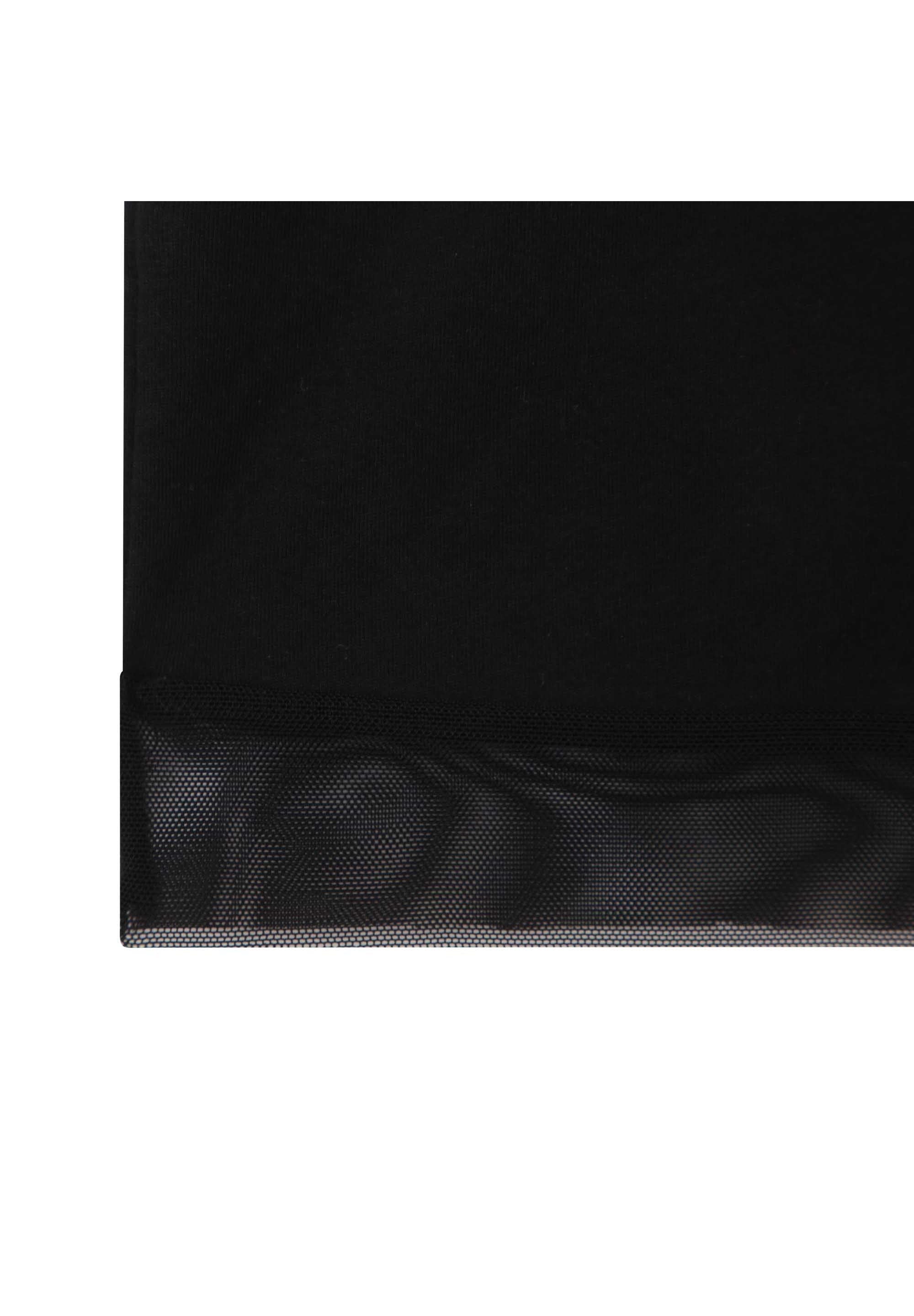 Robe à manches courtes en coton - Black