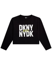 T-shirt manches longues en coton - Black