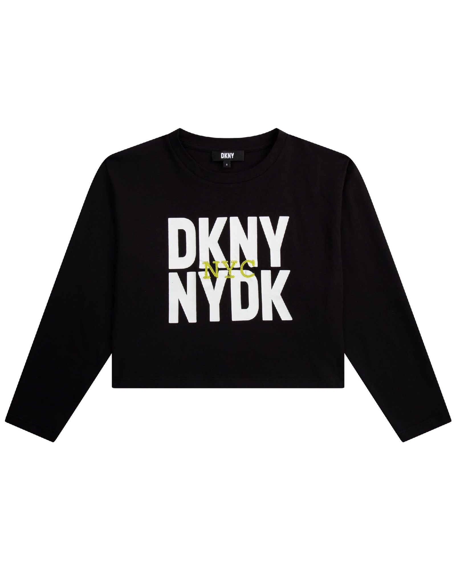 T-shirt manches longues en coton - Black