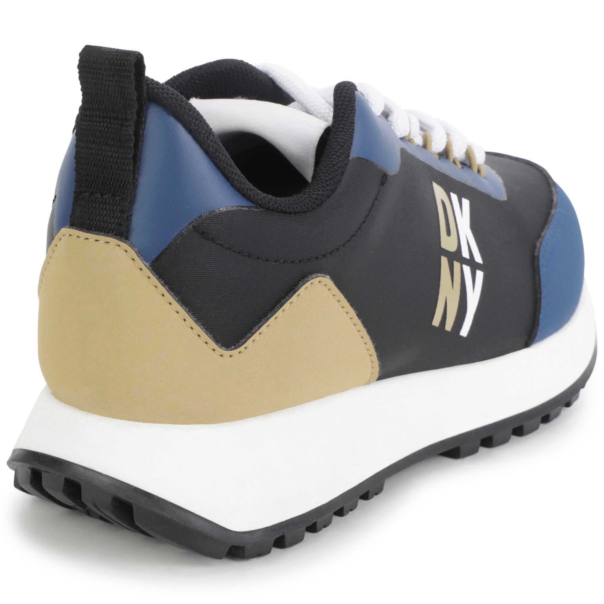 Color Block Sneakers - Black