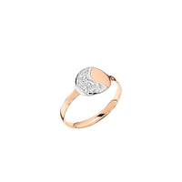 Bague Universe en or rose et diamants blancs - Rose & Blanc