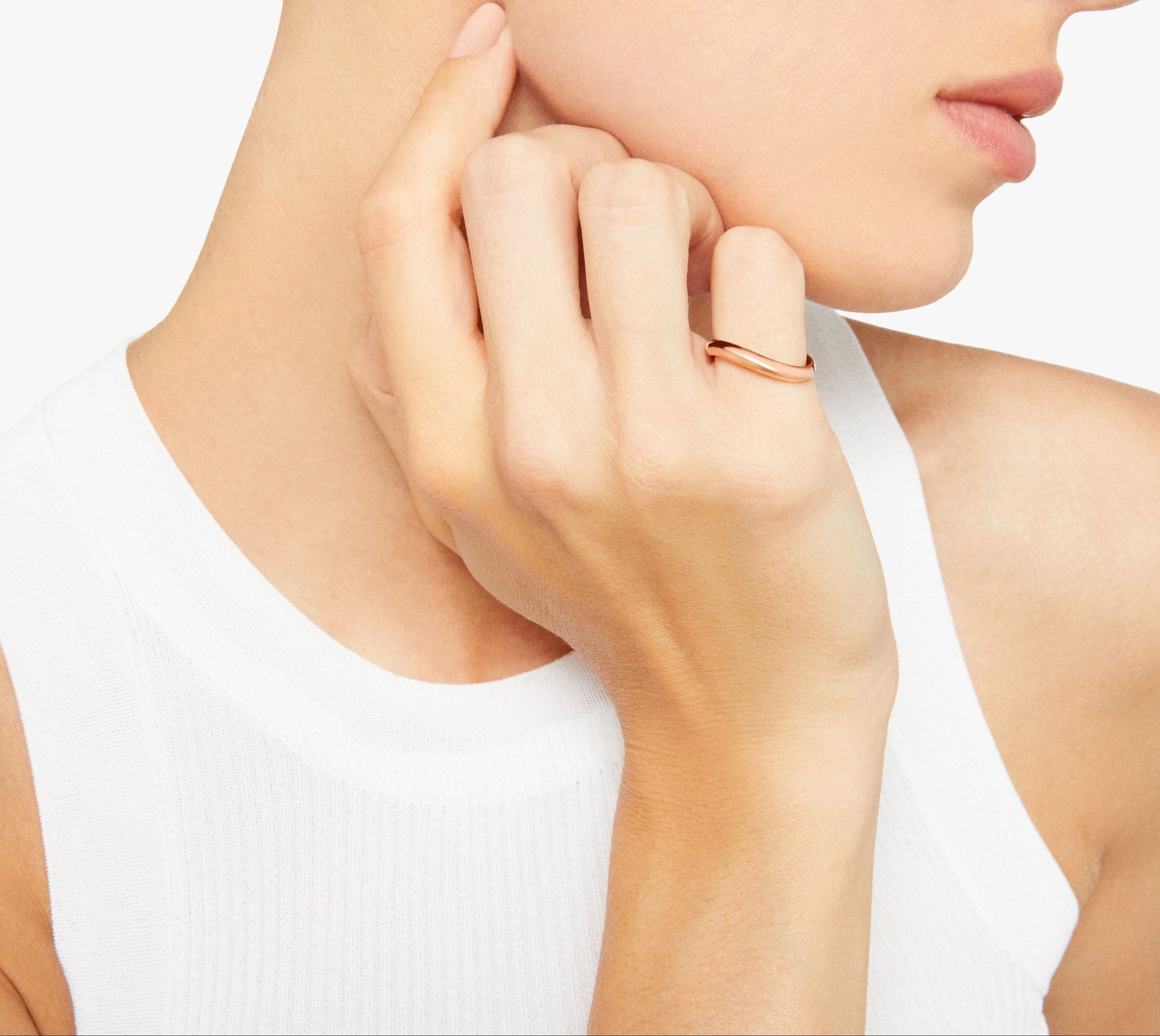Bague Essentials en or rose 9K - Or Rose