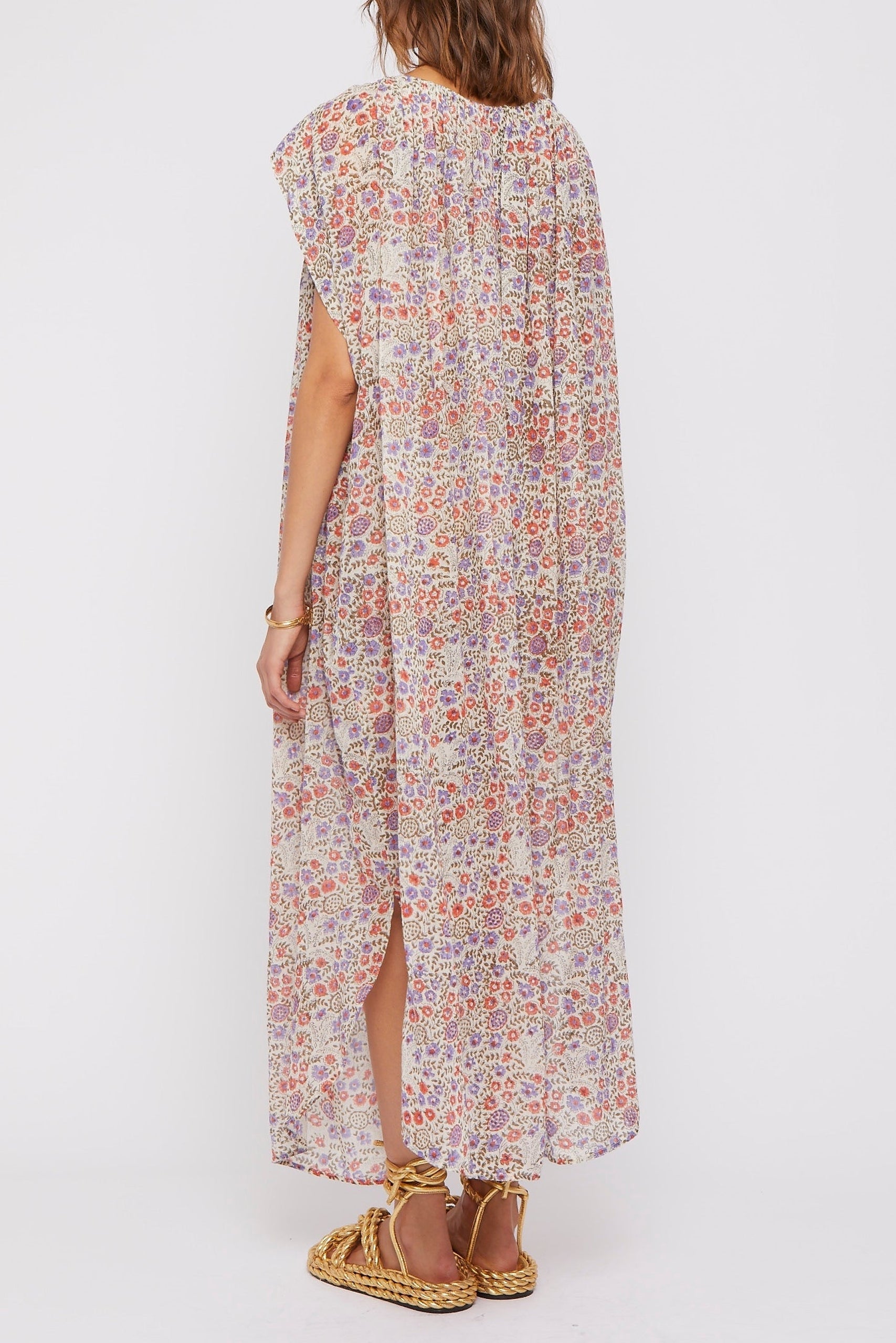 Robe longue Daff fluide - Purple