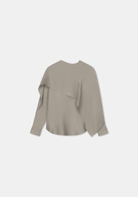 Blouse Dahlia à manches longues - Dove