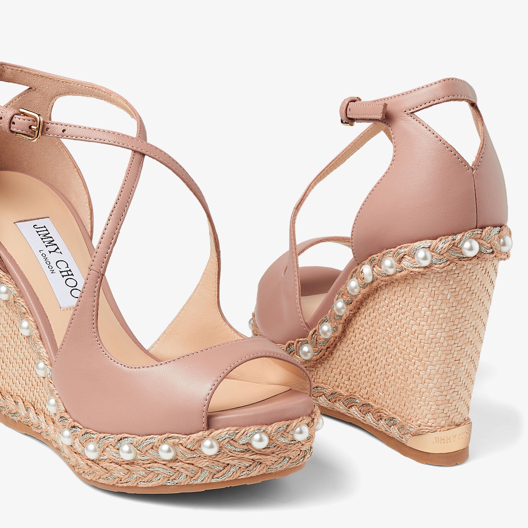ZNO STOCK 0 DJV 1/1 ST 100% Prix 150 / Reco 150 BALLET PINK/NATURAL Casual Wedge DAKOTA 120