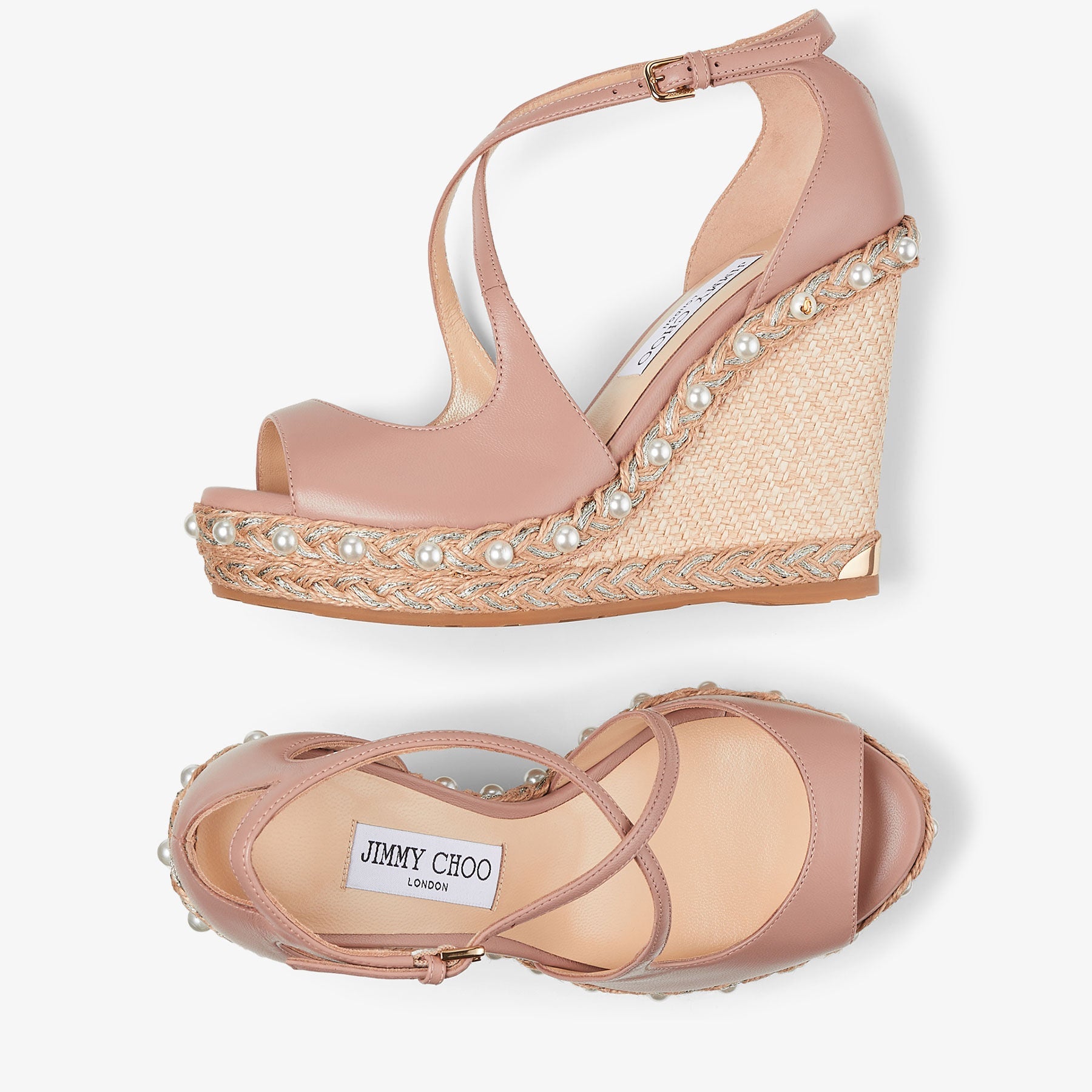 ZNO STOCK 0 DJV 1/1 ST 100% Prix 150 / Reco 150 BALLET PINK/NATURAL Casual Wedge DAKOTA 120