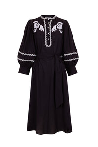 DARK NAVY DALI DRESS