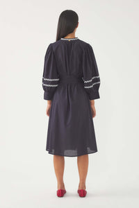 DARK NAVY DALI DRESS