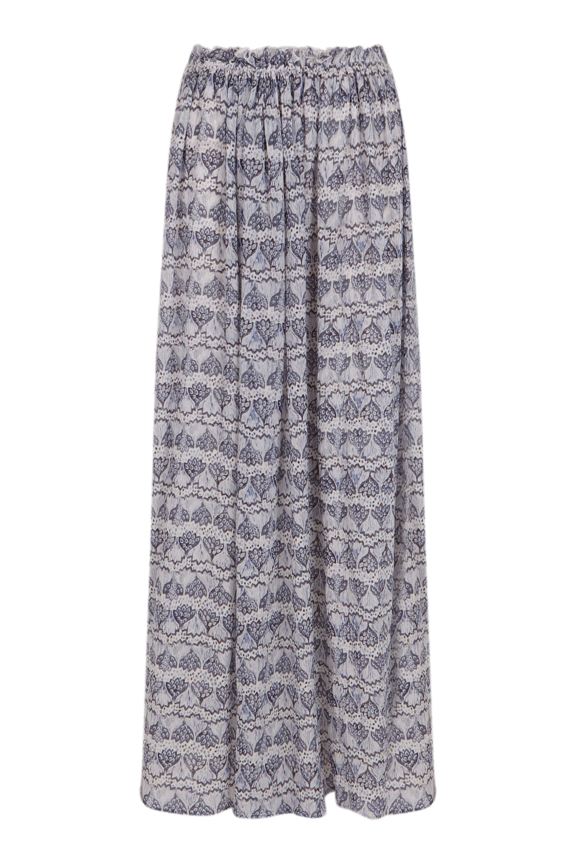 BLUE DALIA SKIRT
