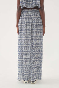 BLUE DALIA SKIRT