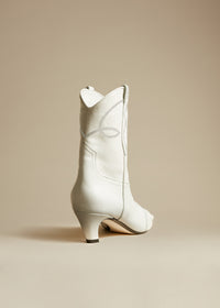 Bottines Dallas en cuir - White