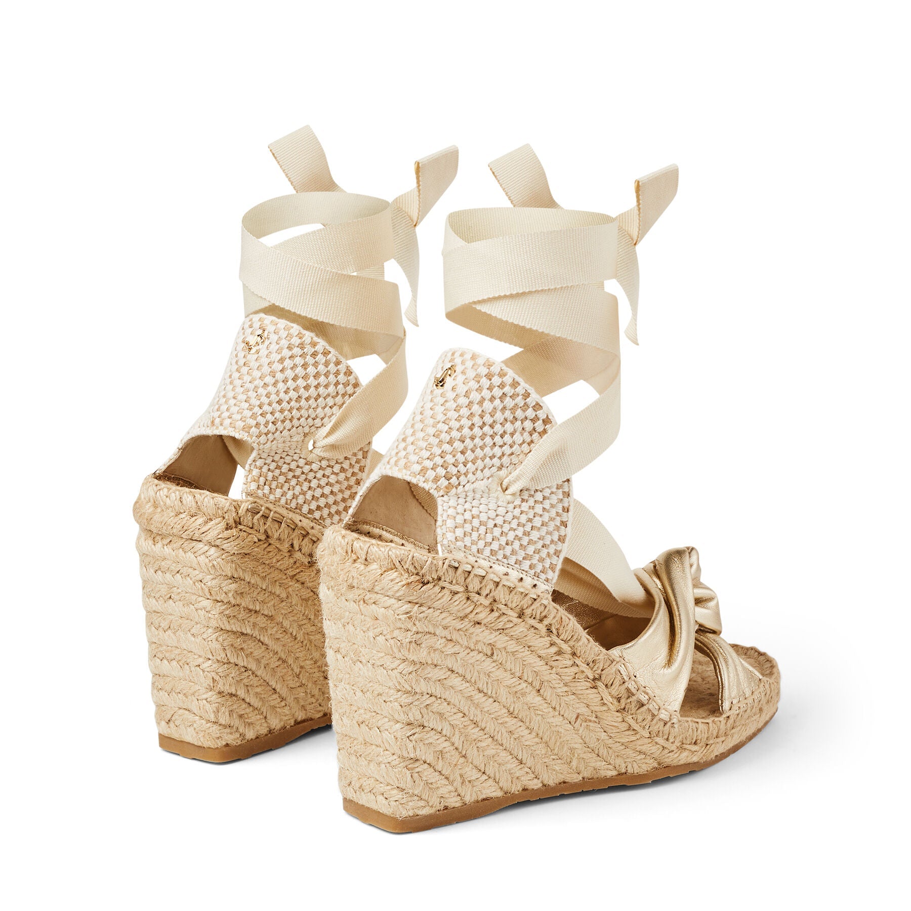 Espadrilles compensées Dalya 110 - Champagne