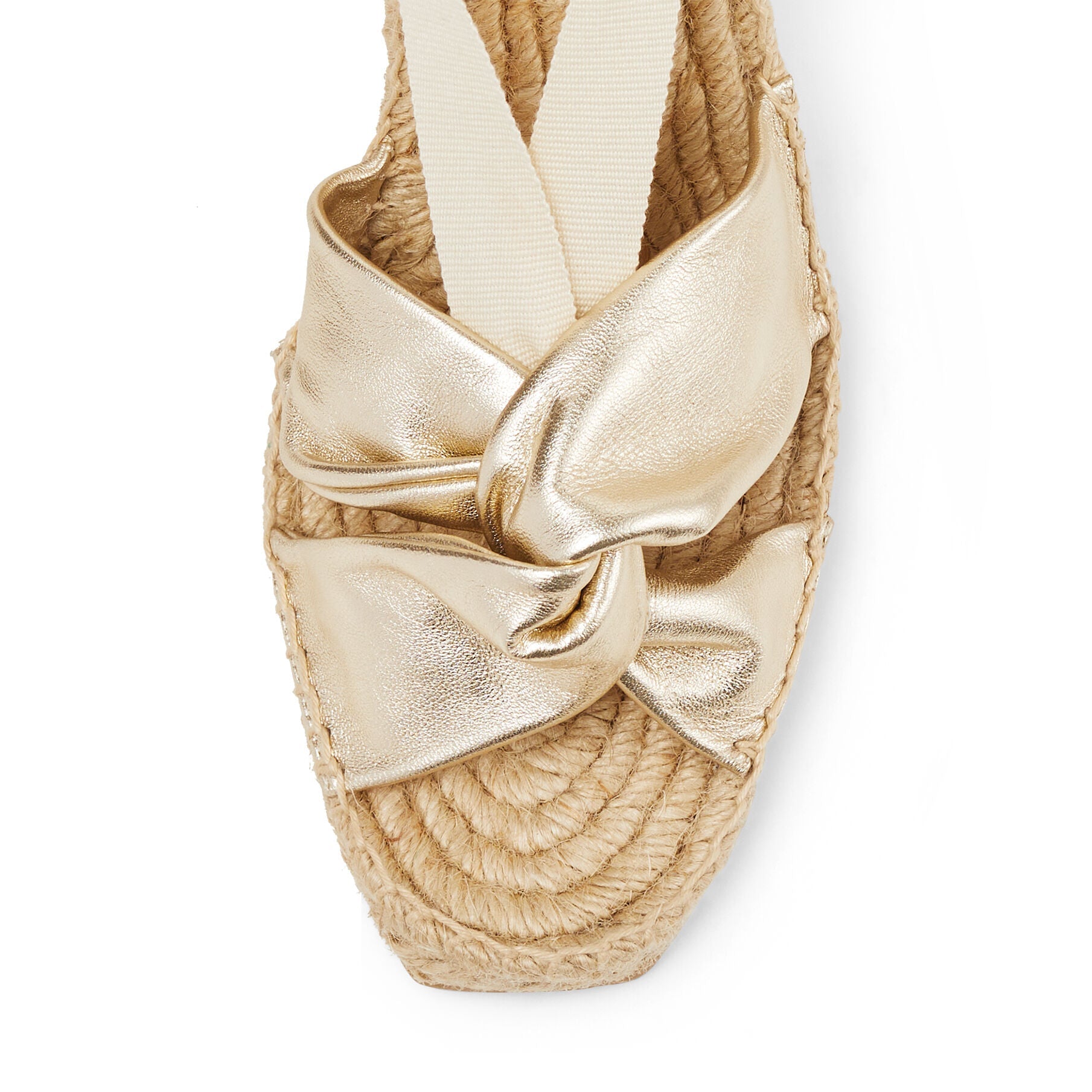 Espadrilles compensées Dalya 110 - Champagne