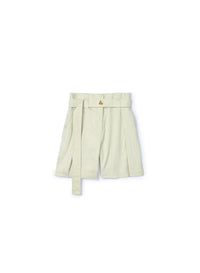 Short Dana en lin - Pistachio