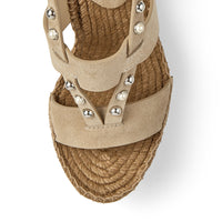 ZNO STOCK 0 / Reco 150 SAND DUNE/WHITE MIX Casual Wedge DANICA 110
