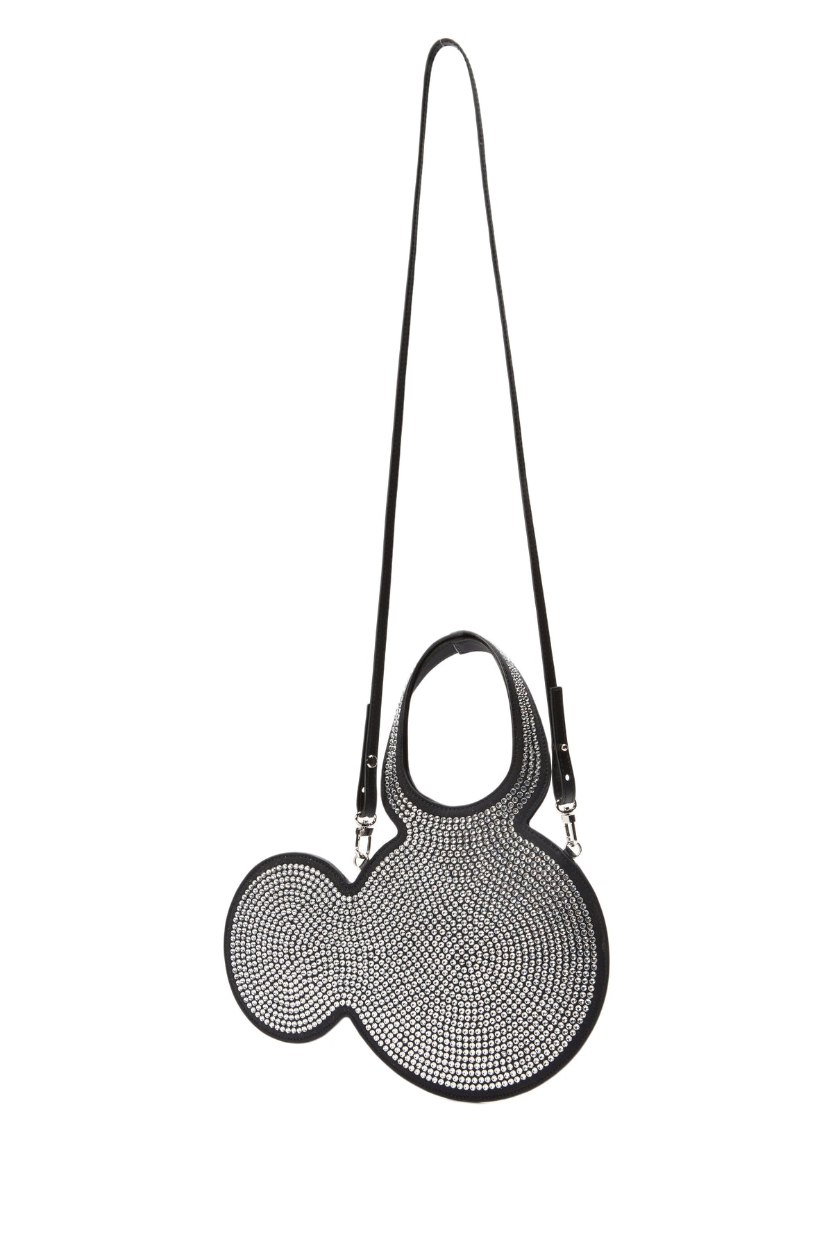 Mickey Mouse mini leather tote bag - Black & Silver