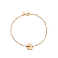 Bracelet Yes en or rose 9K - Or Rose