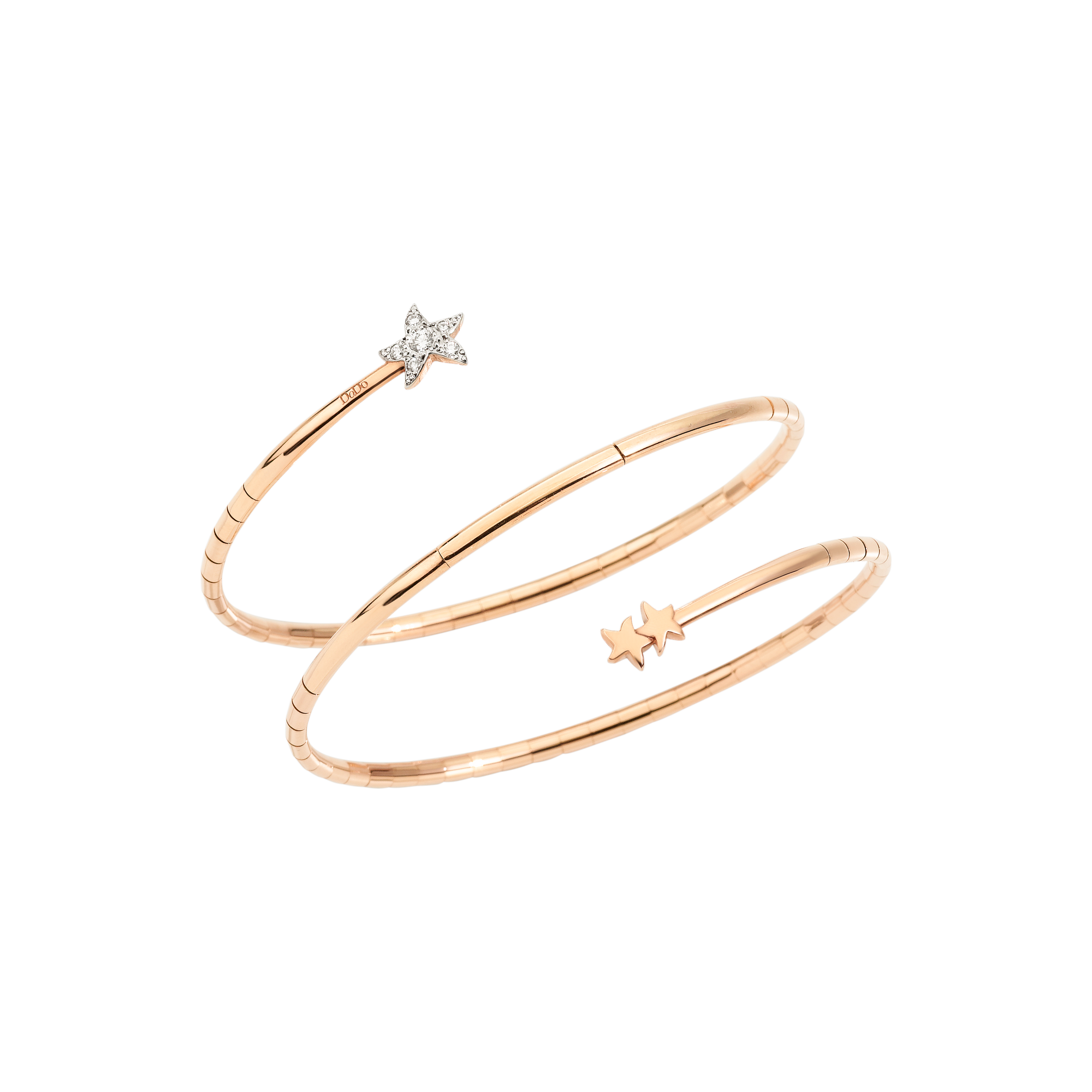 Bracelet Universe en or rose 9K et diamants - Or Rose