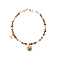 Bracelet Universe en or rose 9K et diamants & quartz - Or Rose