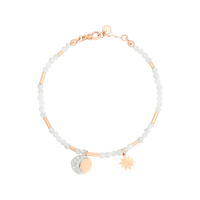 Bracelet Universe en or rose 9K et diamants & pierres - Or Rose