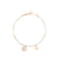 Bracelet Universe en or rose et diamants & multipierres - Rose