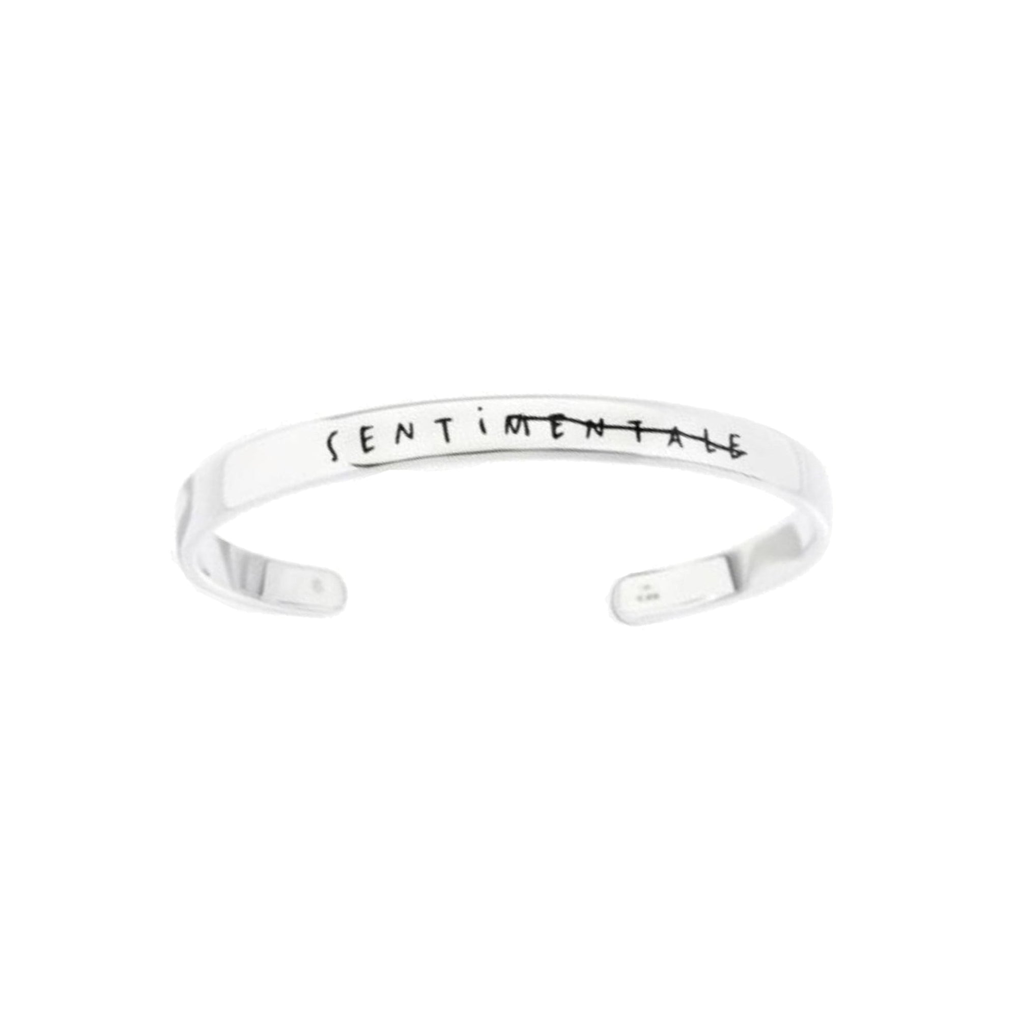 Manchette Essentials en argent - Argent